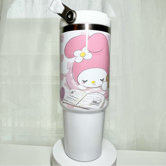 Hand Crafted Other - Name Personalized 30OZ tumbler My Melody Bunny, Hello Kitty, Kuromi 30 oz cup wi